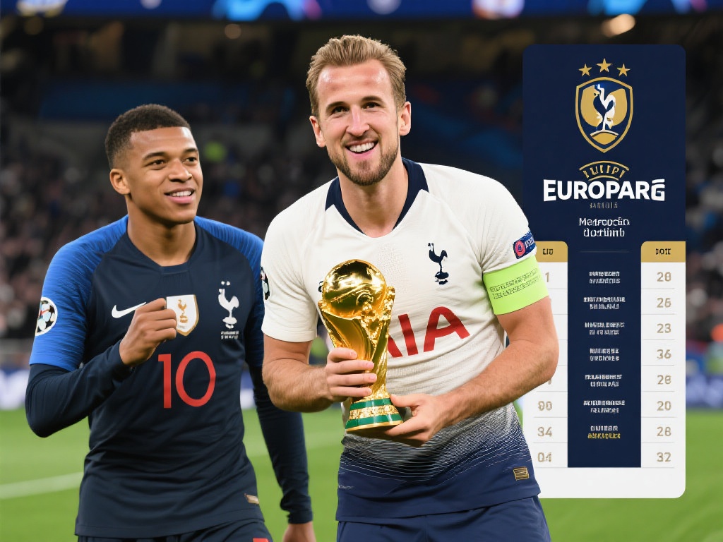 金靴争夺战:凯恩领跑,姆巴佩紧追其后 在充满竞争和激情的欧洲足坛,欧洲金靴奖一