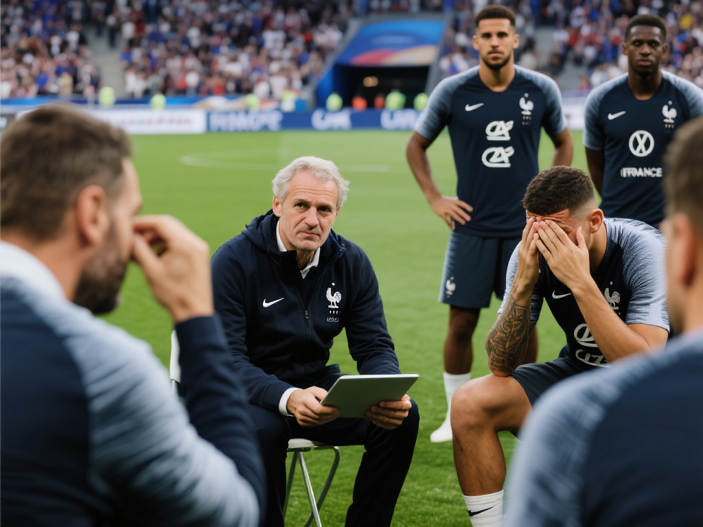 法国队因连续两届大赛点球失利,现加强点球训练 另外,法国队还引入了一些专家进行心理辅导